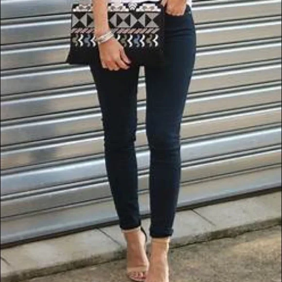 Stella & Dot | Black/Multi Embroidery Taj Clutch - Picture 5 of 10